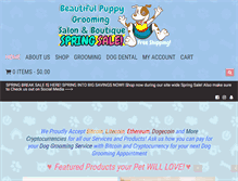 Tablet Screenshot of beautifulpuppyonline.com